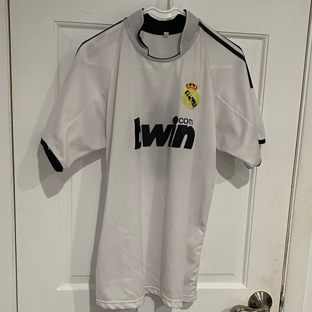 Real Madrid White Soccer Jersey